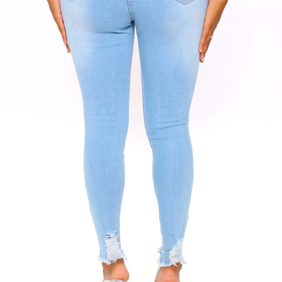 NEW light blue ripped jeans - Picture 1 of 3